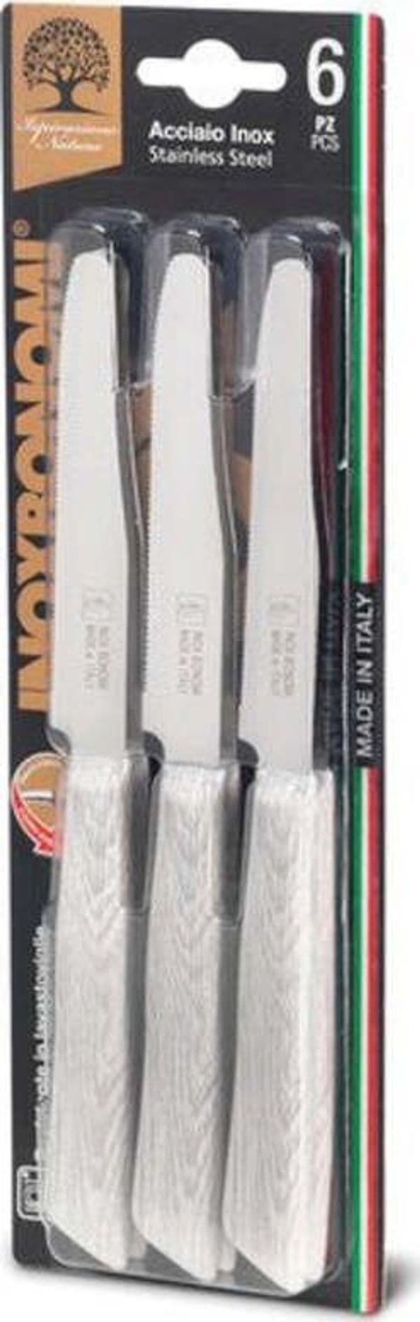Set-coltelli-Coltellerie-Inox-Bonomi-60006S-Legno-bianco