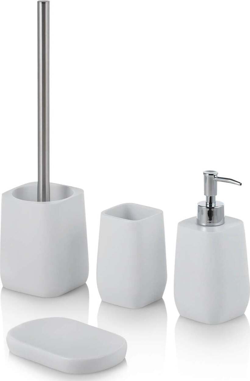 Set Completo Accessori Bagno Colore Bianco Casa e cucina/Bagno/Accessori per il bagno/Set di accessori per il bagno Shopbagno.it - Roma, Commerciovirtuoso.it