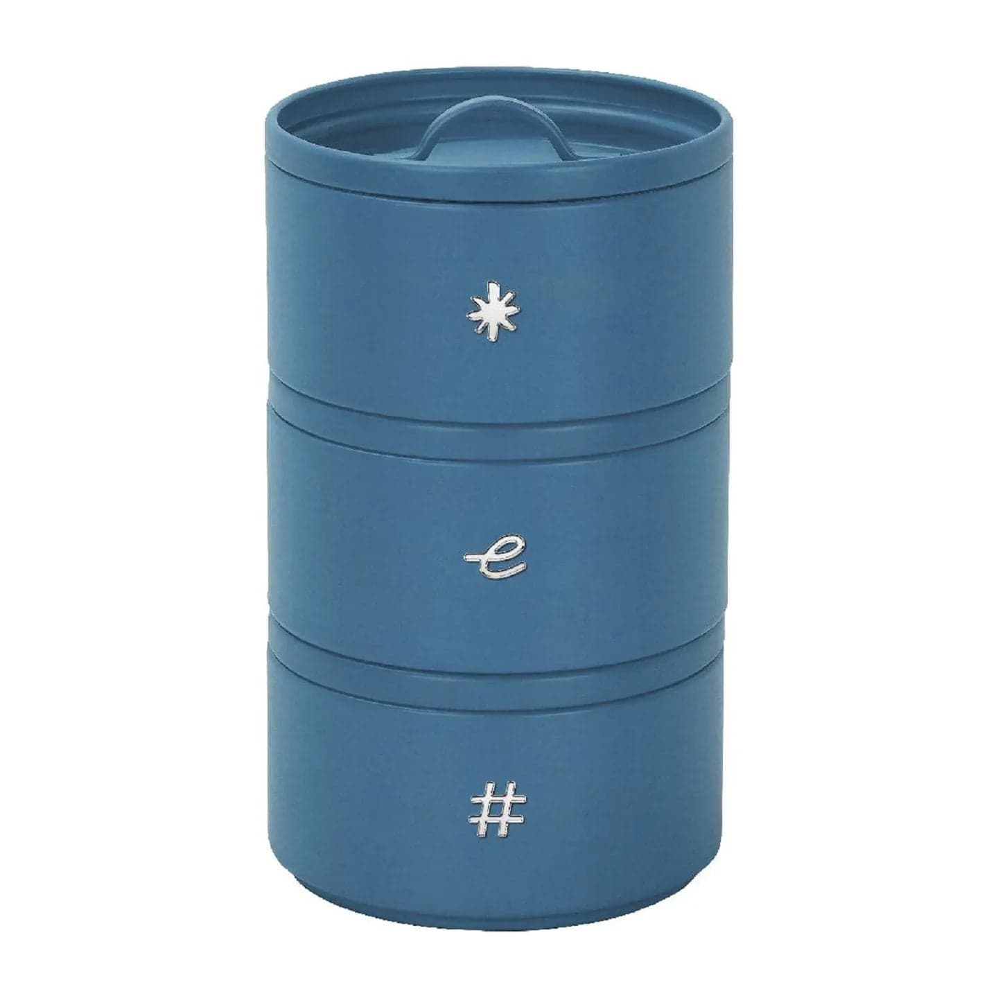 Set Contenitori Porta Spezie Evviva 6301 – Set 3 Impilabili in Metallo Avio in Autocategorizzazione The King Luxury - San Marcellino, commercioVirtuoso.it
