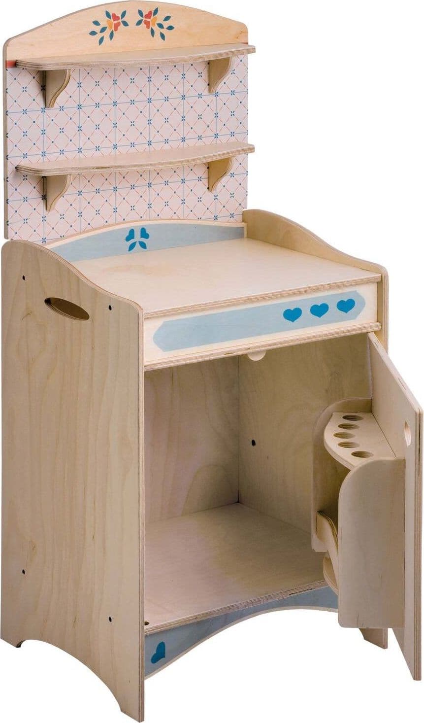 Set Cucina in Legno - Frigorifero Giocattolo per Bambini in Legno Dida