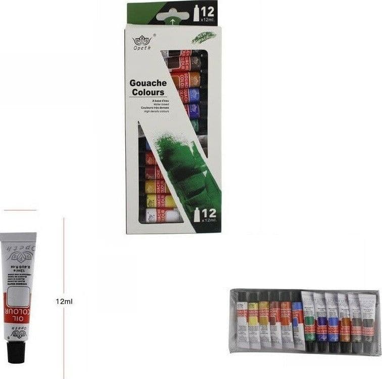 Set 12 Tubi Tubetti Tempere Gouache Pittura Colori 12ml Casa, arredamento e bricolage > Hobby e collezionismo > Disegno e Pittura Trade Shop italia - Napoli, Commerciovirtuoso.it