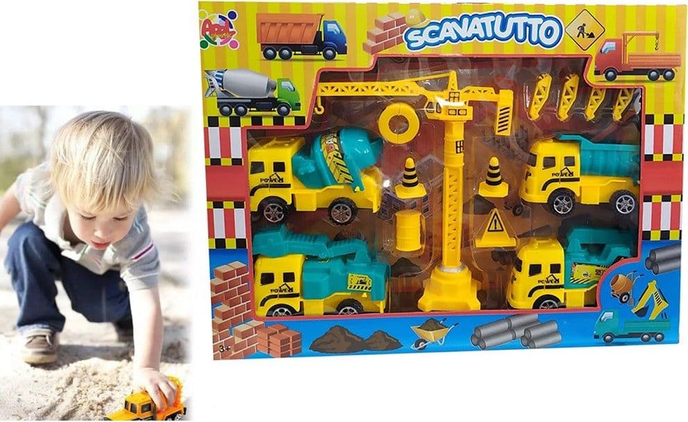 Set Gioco Scavatutto Per Bambini Mini Gru +3 Anni Playset Modellini Accessori Giochi e giocattoli/Veicoli/Macchine e camion/Veicoli da cantiere Trade Shop italia - Napoli, Commerciovirtuoso.it