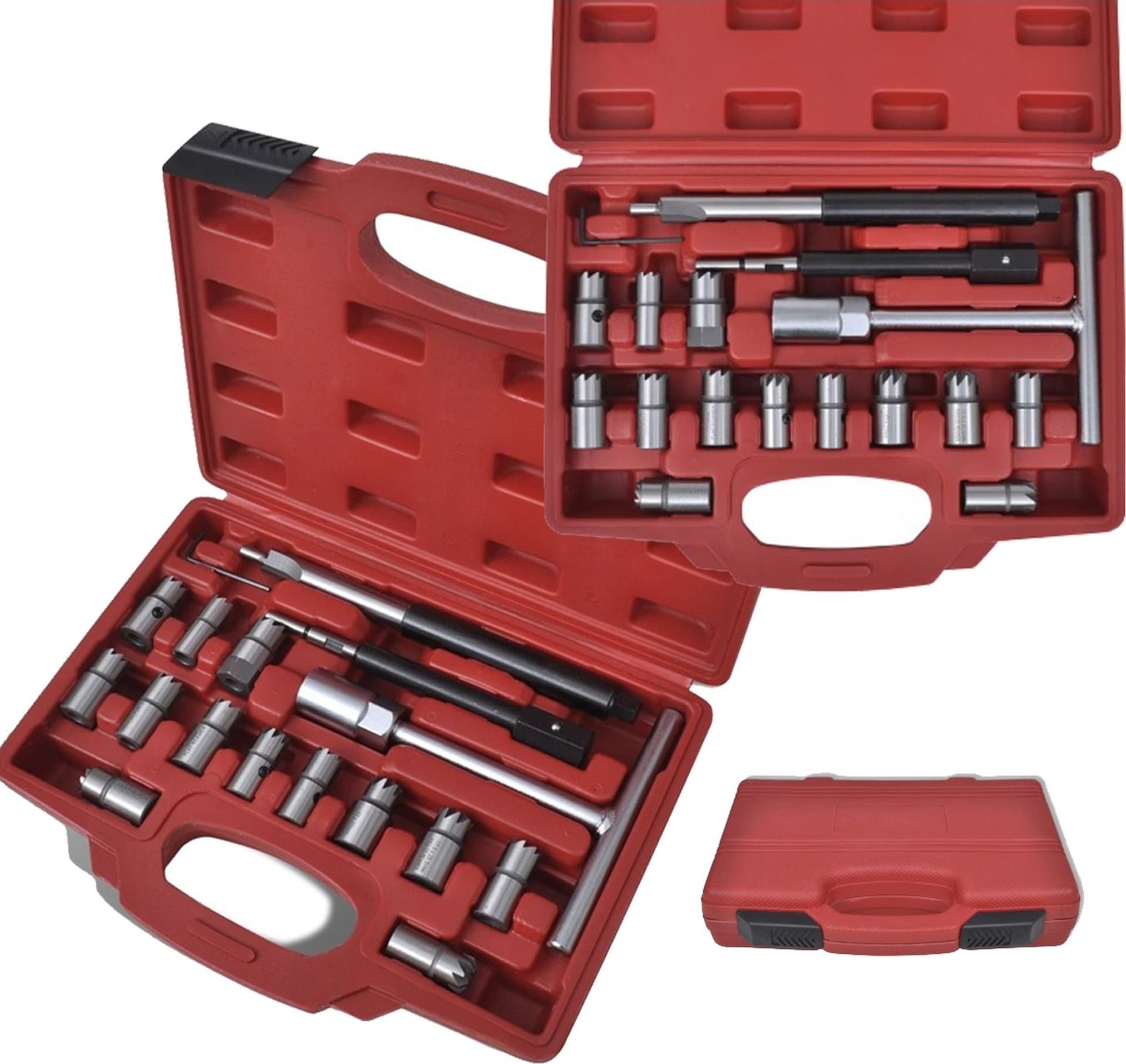 SET KIT ALESATORI PER LA PULIZIA INIETTORE INIETTORI AUTO MOTORE DIESEL 17 PZ Auto e Moto/Parti per auto/Motore e componenti motore/Alimentazione carburante e trattamenti/Iniezione carburante/Kit revisione iniettori carburanti Trade Shop italia - Napoli, Commerciovirtuoso.it