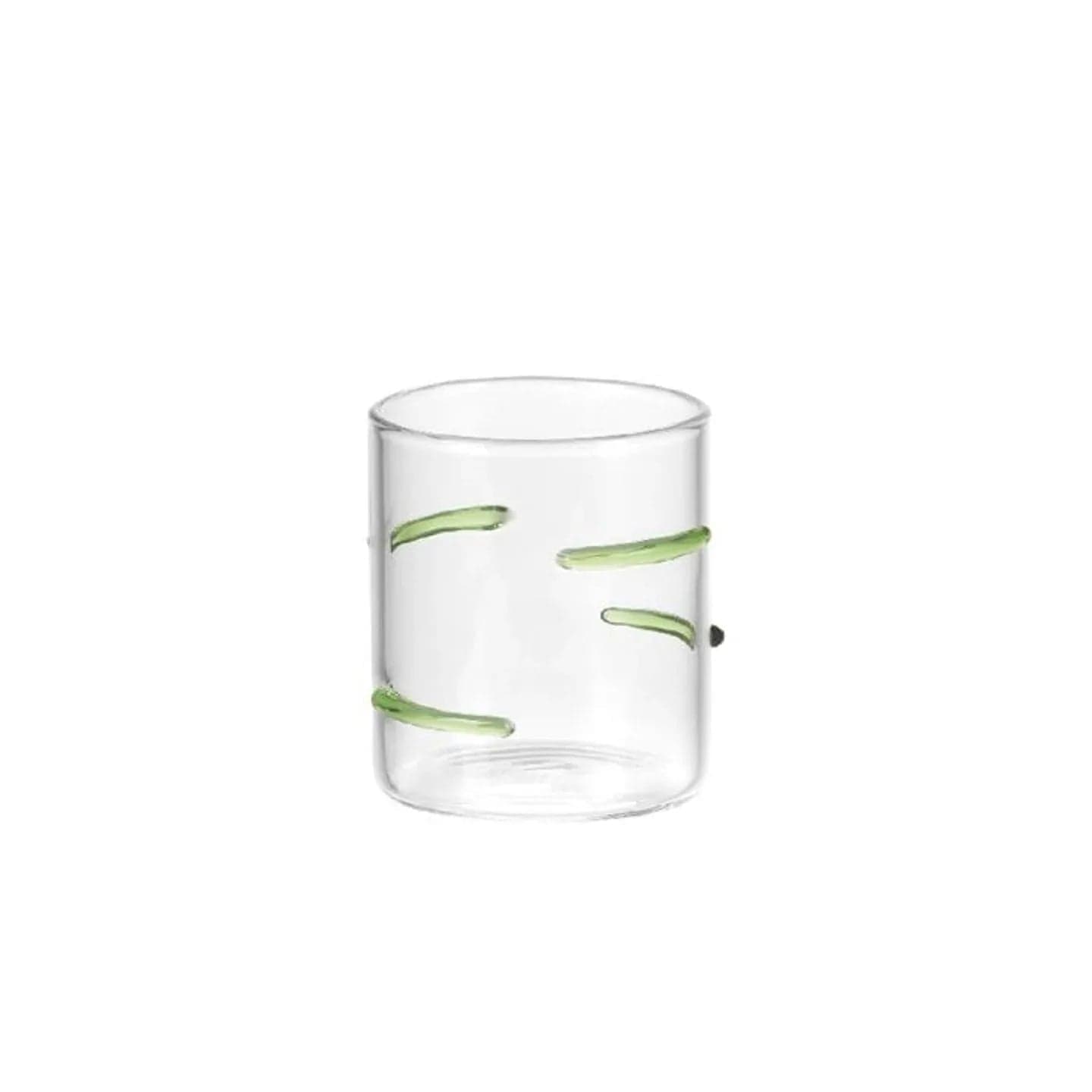 Set Liquorini 4 pz Evviva 6130 – Lignes in Vetro Trasparente con Dettagli Verdi in Autocategorizzazione The King Luxury - San Marcellino, commercioVirtuoso.it