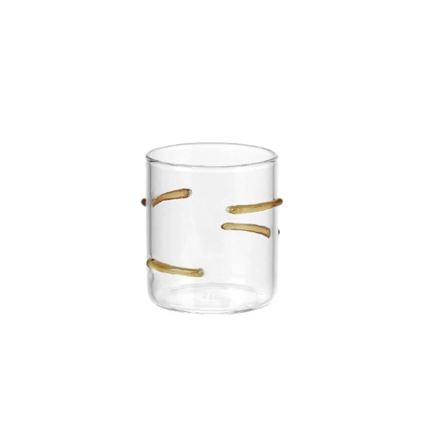 Set Liquorini 4 pz Evviva 6131 – Lignes in Vetro Trasparente con Dettagli Ambra in Autocategorizzazione The King Luxury - San Marcellino, commercioVirtuoso.it