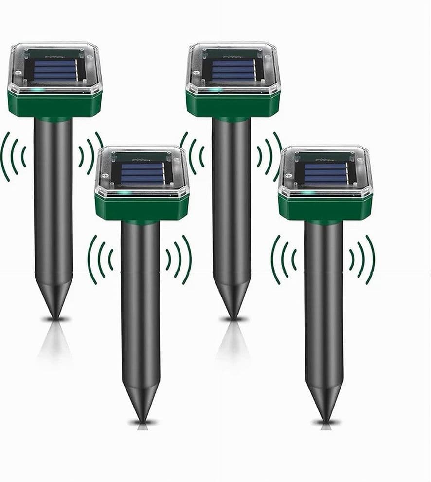 SET LUCI SOLARI QUADRATO IMPERMEABILE CON REPELLENTE AD ULTRASUONI PER PARASSITI in Luci per sentieri Trade Shop italia - Napoli, commercioVirtuoso.it