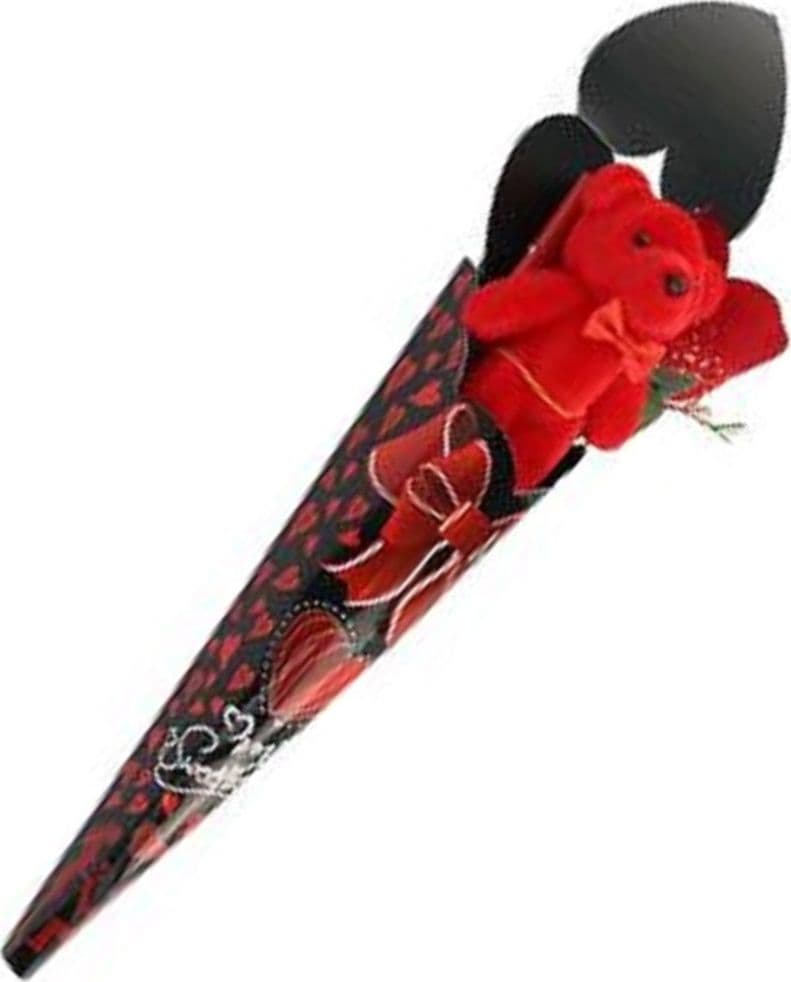 Set Orsetto In Peluche Rosso Con Fiore Love 40cm Idea Regalo San Valentino 63293 Giochi e giocattoli/Peluche/Animali di peluche Trade Shop italia - Napoli, Commerciovirtuoso.it