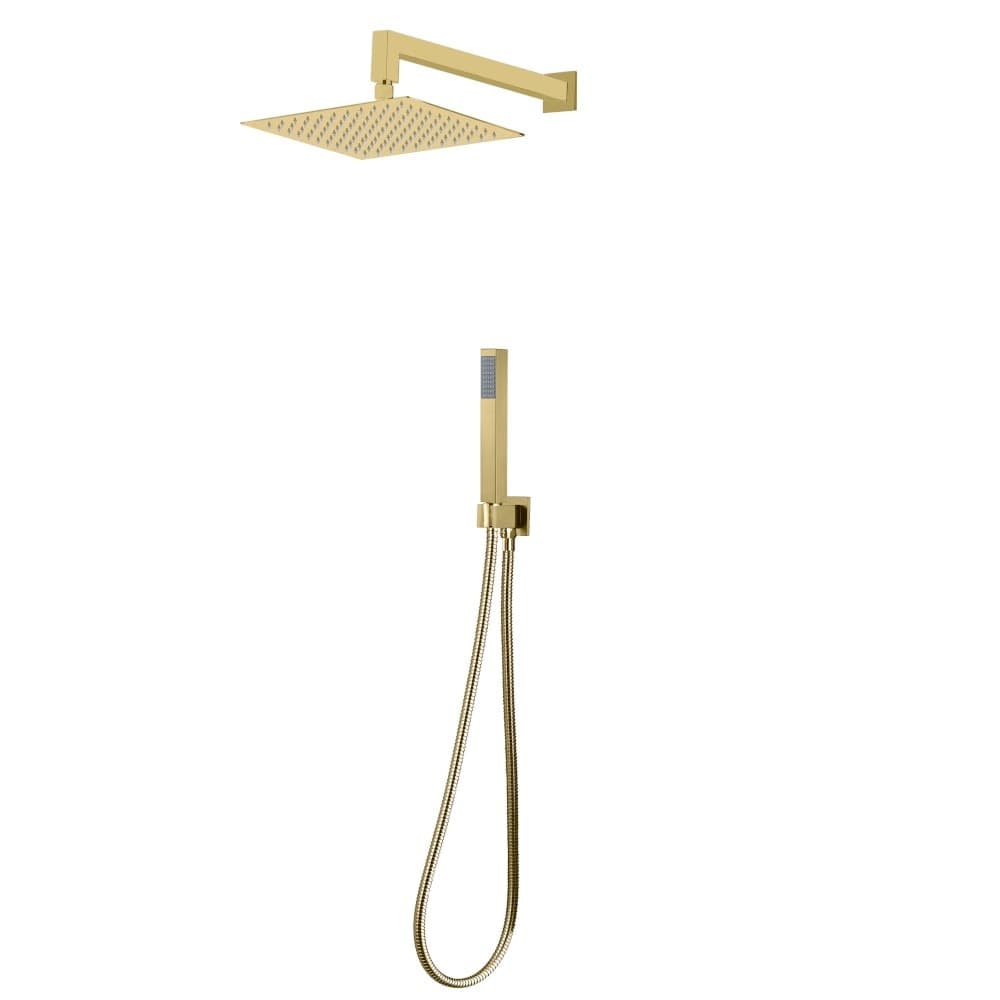 Set-Per-Doccia-Soffione-Quadro-In-Acciaio-Inox-25x25-Millimetri-Color-Oro-Satinato