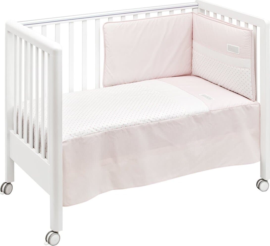 Set Piumone + Paracolpi 70X140 Cm Star Rosa Casa e cucina/Tessili per la casa/Biancheria per culle e lettini/Biancheria bimbi/Completi da lettino La Casa Del Bebè - Napoli, Commerciovirtuoso.it