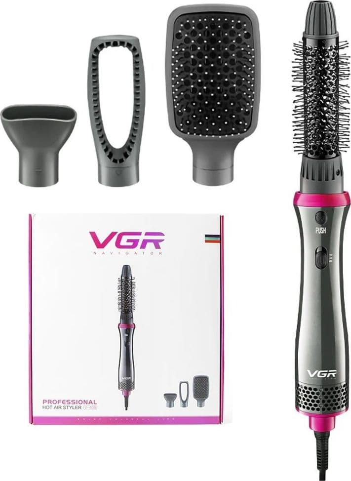 VGR V-408 Styler 4in1 Professionale Asciugacapelli Parrucchiere Shop in Modellatori ad aria calda Trade Shop italia - Napoli, commercioVirtuoso.it