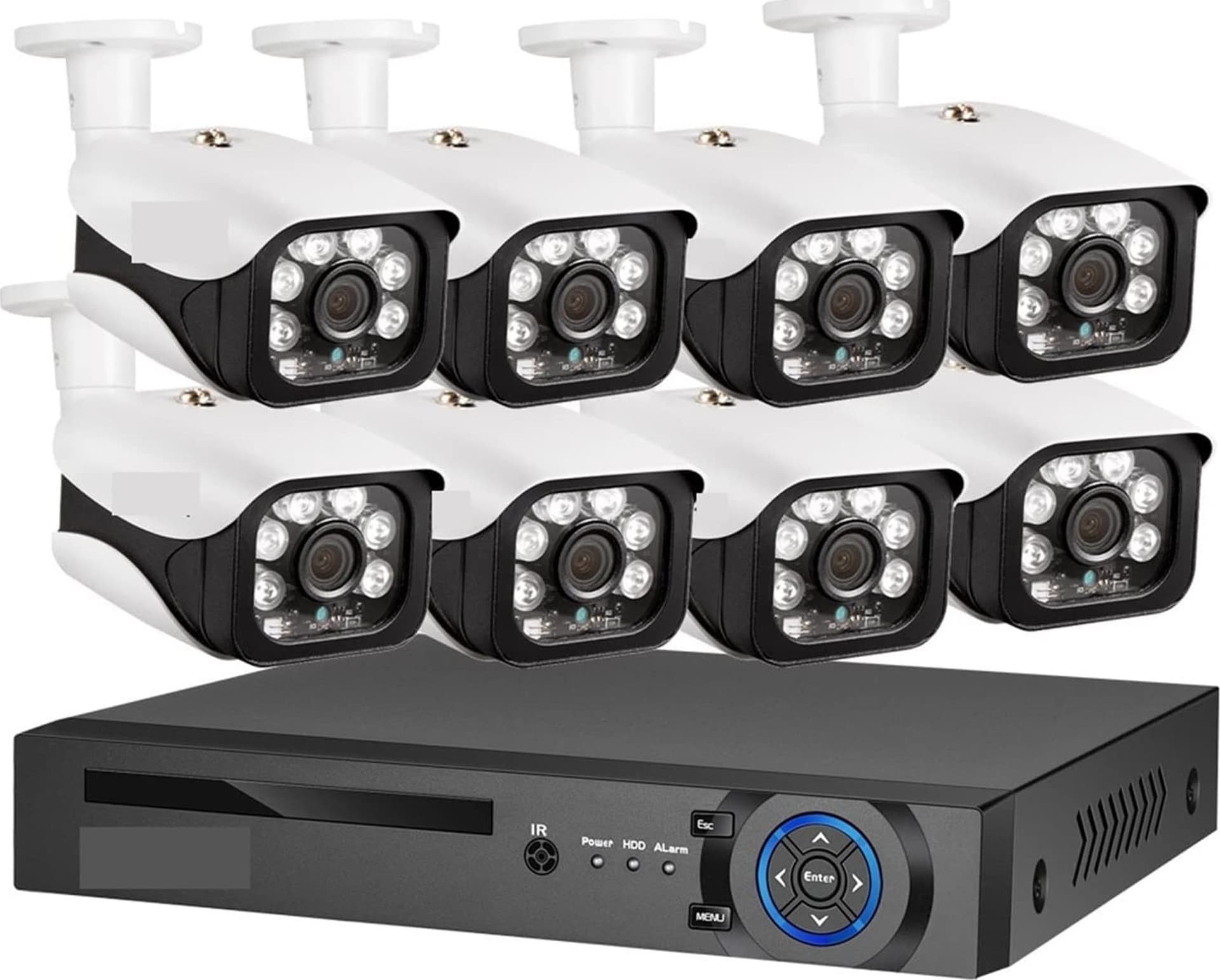 Set Sistema Di Registrazione Sicurezza Cctv Hd Q-s80 Con 8 Canali Telecamere 4k Fai da te/Sicurezza e protezione/Sistemi di sicurezza domestica/Kit video per la sicurezza domestica/Sistemi di trasmissione per videosorveglianza Trade Shop italia - Napoli, Commerciovirtuoso.it