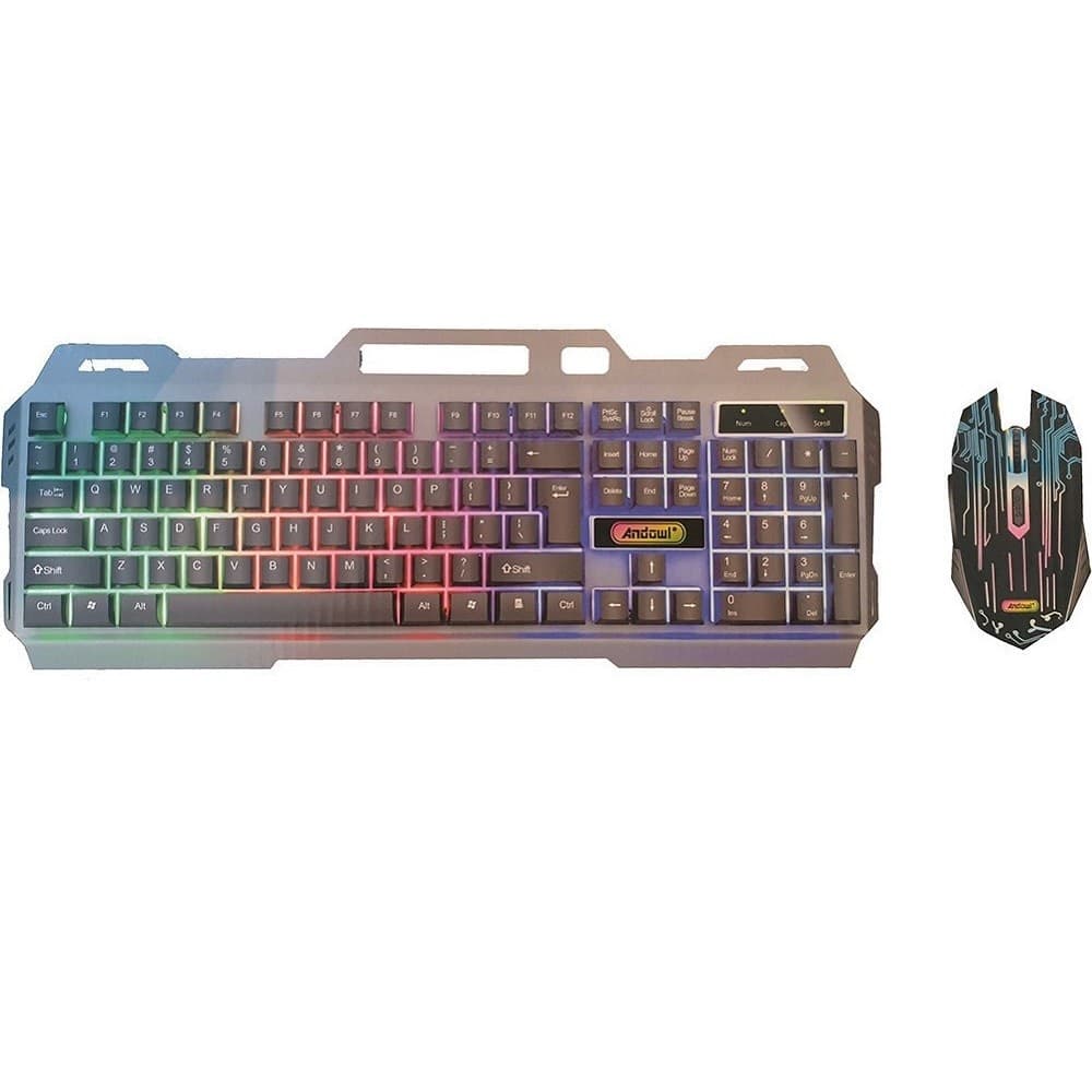 Set Tastiera Mouse Da Gioco Tasti Retroilluminati Rgb Lingua Inglese Usa Q808 Elettronica/Informatica/Accessori/Tastiere Mouse e periferiche di input/Set tastiera e Mouse Trade Shop italia - Napoli, Commerciovirtuoso.it
