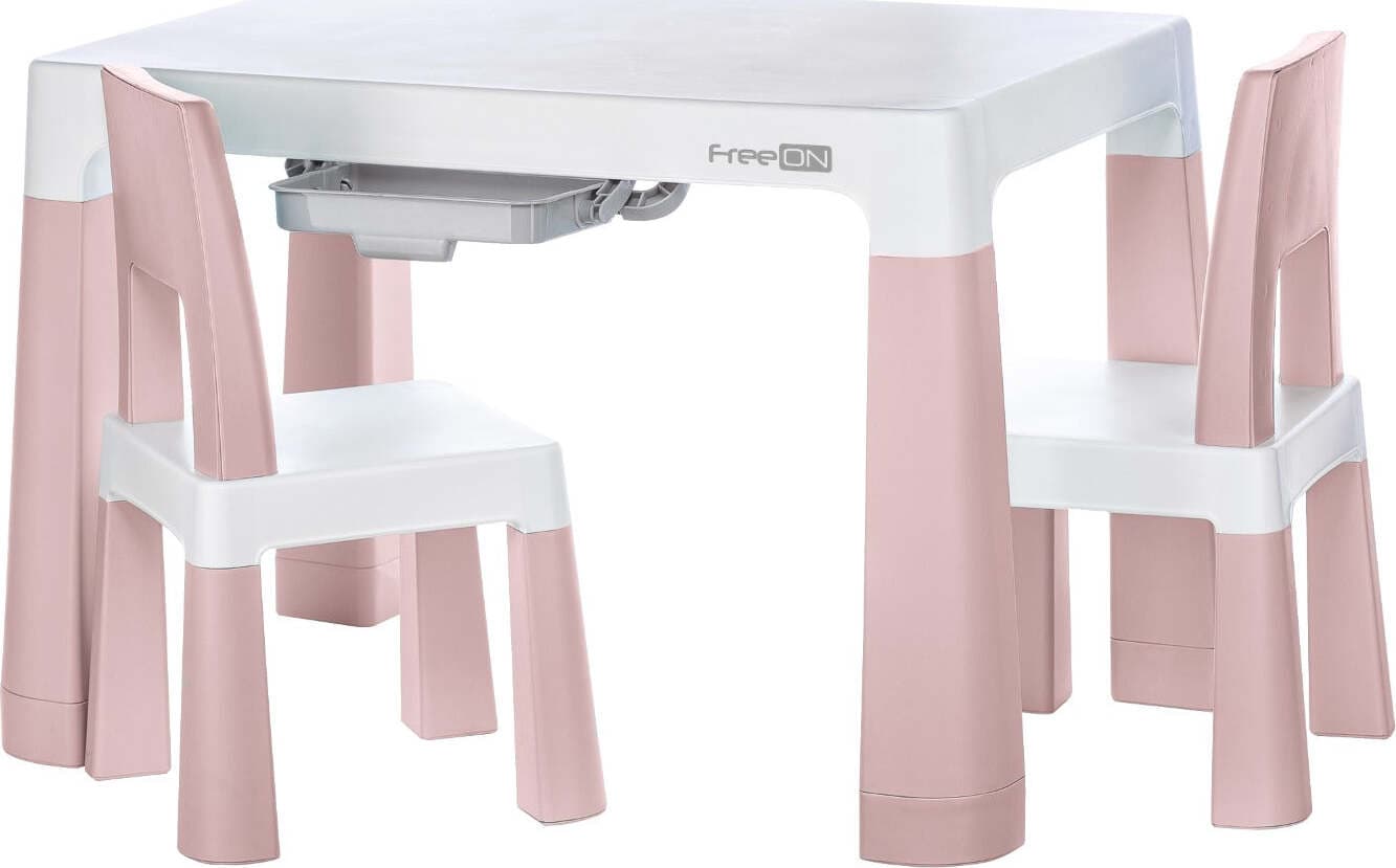 Set-Tavolo-e-2-Sedie-per-Bambini-FreeOn-Plastica-Neo