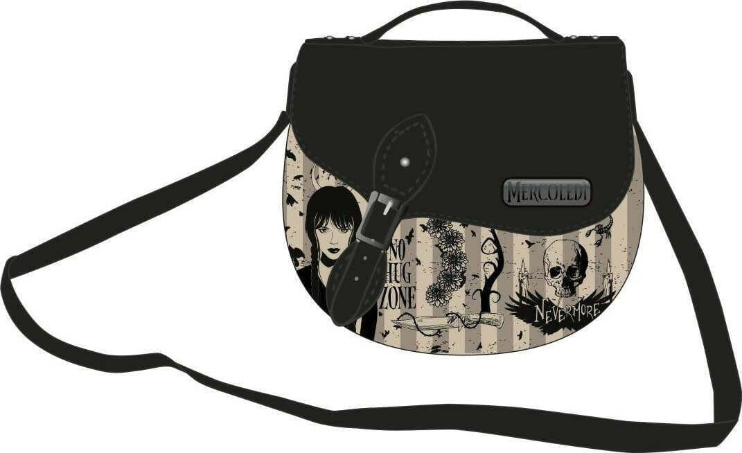 Seven Borsa Mercoledì Addams Bambina Con Tracolla Mini Bag Mercoledì Wednesday