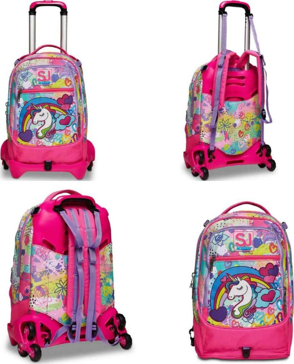 Seven Trolley Jack 3 Ruote - Magicflip Girl Zaino per La Scuola per Bambine E Ragazze Cancelleria e prodotti per ufficio/Scuola e materiale didattico/Materiale scolastico/Cartelle e zaini per la scuola/Zaini per ragazzi Cartoleria Deja Vu - Crotone, Commerciovirtuoso.it