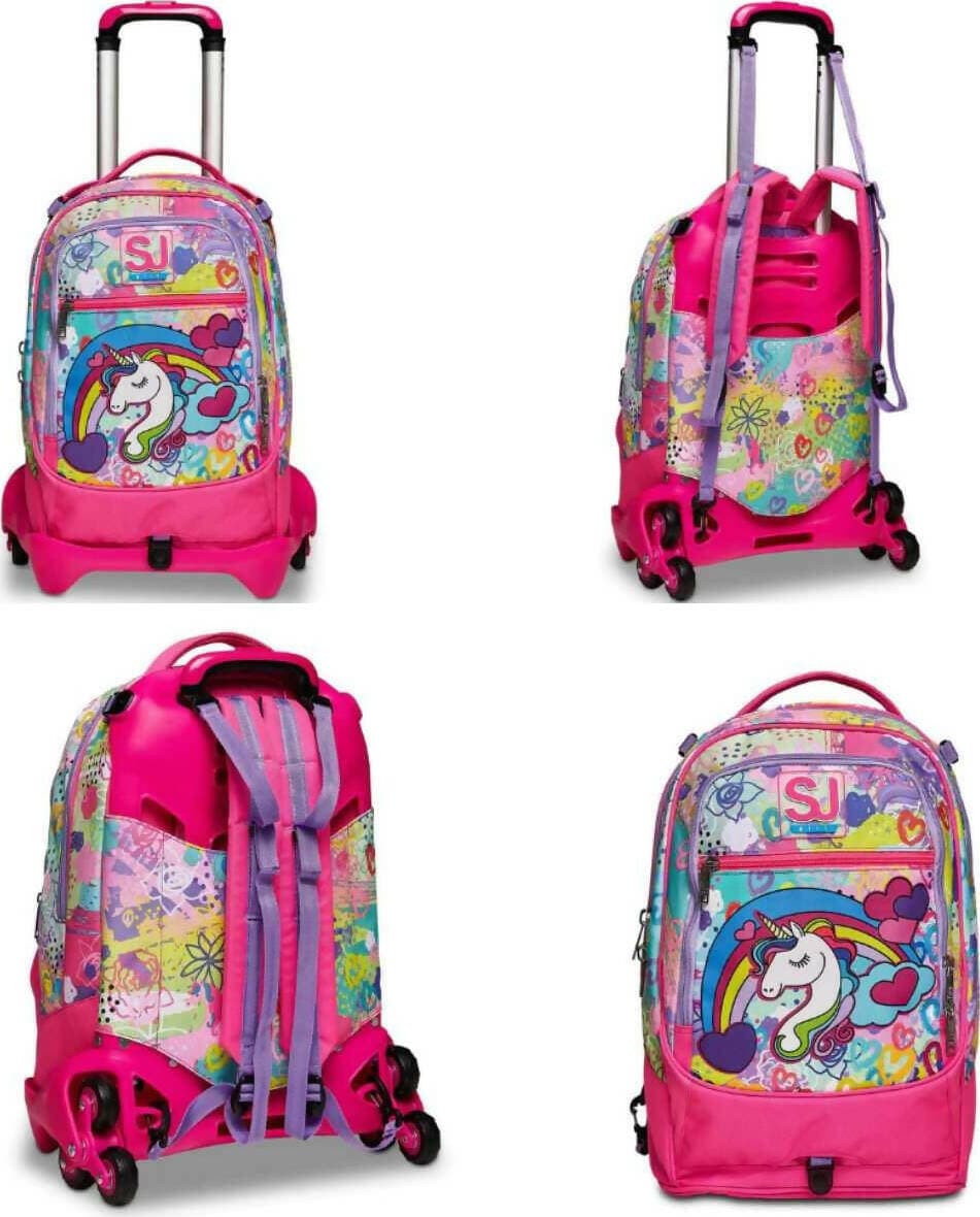 Seven Trolley Jack 3 Ruote - Magicflip Girl Zaino per La Scuola per Bambine E Ragazze Cancelleria e prodotti per ufficio/Scuola e materiale didattico/Materiale scolastico/Cartelle e zaini per la scuola/Zaini per ragazzi Cartoleria Deja Vu - Crotone, Commerciovirtuoso.it