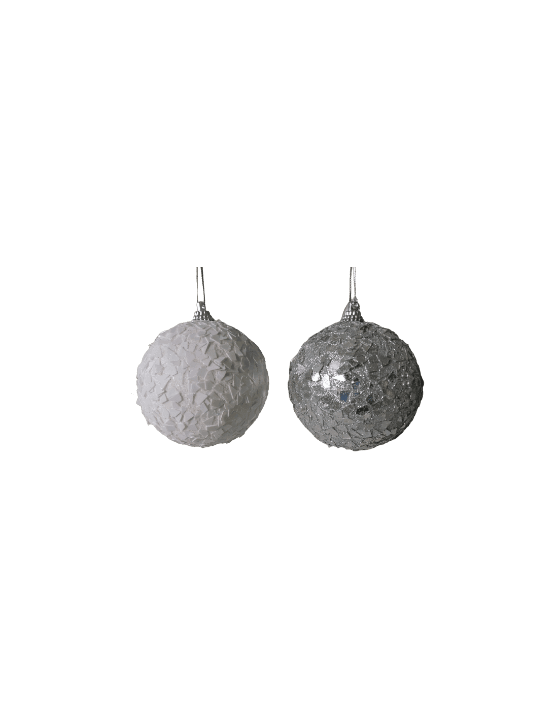 Sfera con grana a specchio 8 cm Assortito