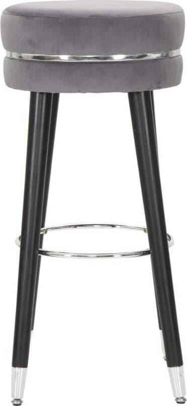 Sgabello-Bar-Paris-Grigio/Silver-Cm-Ø-35X74