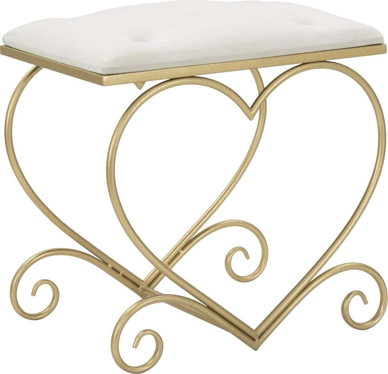 Sgabello-Heart-Crema-Cm-50X37,5X51,5
