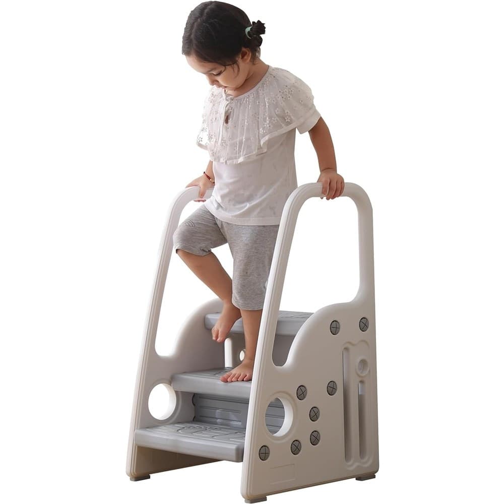 SGABELLO PER BAMBINI PICCOLI SCALA A PIOLI PER BAGNO CUCINA TOILETTE CON MANICI in Pedane alzabimbo Trade Shop italia - Napoli, commercioVirtuoso.it