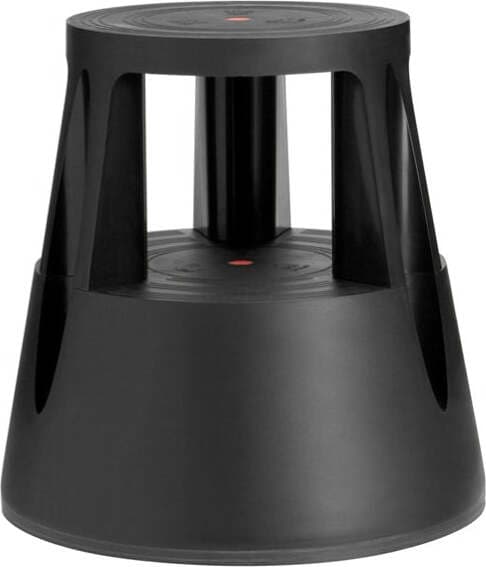 Sgabello Roll a step - nero - 24 x 45 x 45 cm - Caimi Casa e cucina/Arredamento/Studio/Sedie e Sgabelli/Sgabelli Eurocartuccia - Pavullo, Commerciovirtuoso.it