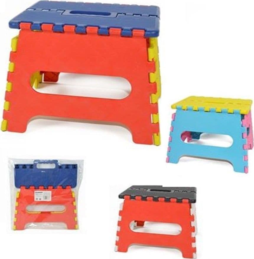 Sgabello Sedia Plastica Colorato Richiudibile Pieghevole Campeggio 25x20x19 in Sgabelli Trade Shop italia - Napoli, commercioVirtuoso.it