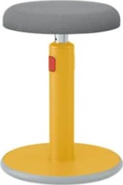 Sgabello sit-stand Ergo Cosy - giallo - Leitz Casa e cucina/Arredamento/Studio/Sedie per sala d'attesa Eurocartuccia - Pavullo, Commerciovirtuoso.it