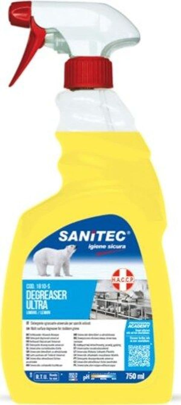 Sgrassatore Ultra Limone - 750 ml - Sanitec Casa e cucina/Detergenti e prodotti per la pulizia/Detergenti per la casa/Detergenti multiuso Eurocartuccia - Pavullo, Commerciovirtuoso.it