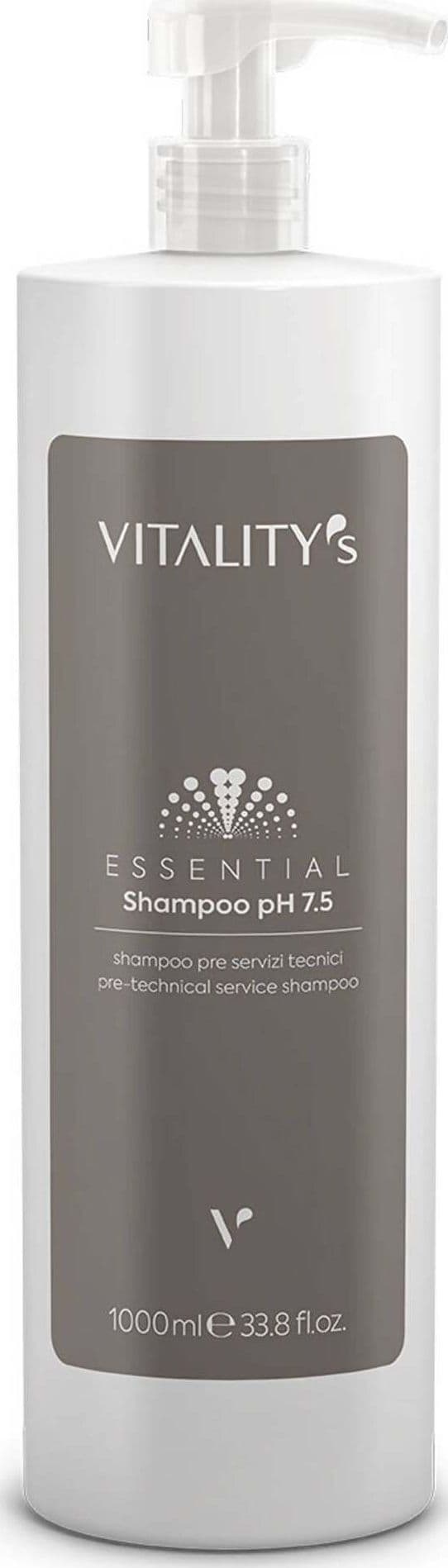 Shampoo pH 7.5 di Essential Vitality's 1000 ml Shampoo Per Capelli Trattati Professionale Essencial shampoo ph 7.5 vitality's shampoo pre servizi tecnici Bellezza/Cura dei capelli/Prodotti per la cura dei capelli/Shampoo MondoCapelli - Barcellona Pozzo di Gotto, Commerciovirtuoso.it