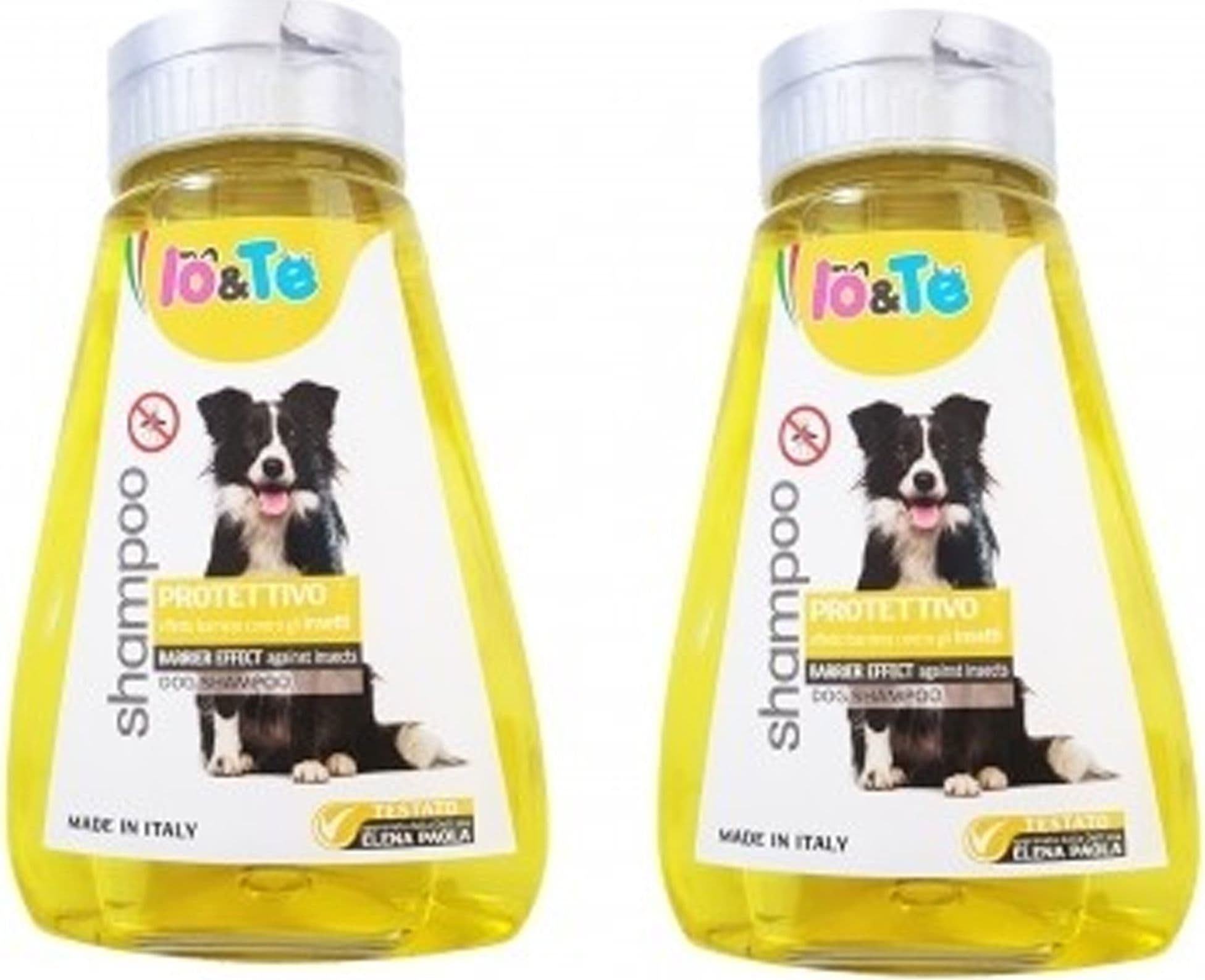 Shampoo Protettivo Effetto Barriera Contro Insetti 360ml Geranio Andiroba Cani
