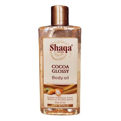 SHAQA SHAH COCOA GLOSSY BODY OIL 250ML PER PELLI in Oli per il corpo Agbon - Martinsicuro, commercioVirtuoso.it