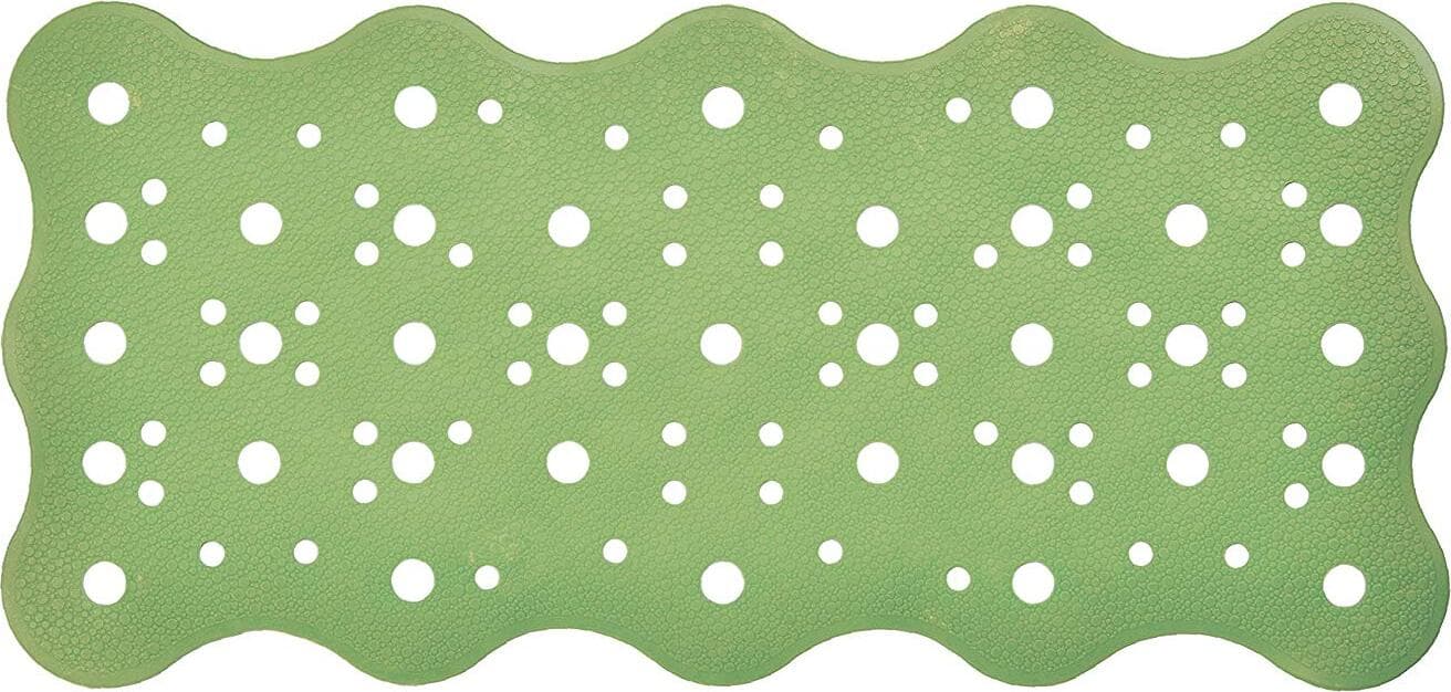 Shark 073/201041 Tappeto Antiscivolo in Gomma per Vasca, 37 x 73 cm, Verde