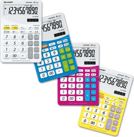 Sharp - Calcolatrice - da tavolo - Blu - EL M332B - 10 cifre Cancelleria e prodotti per ufficio/Elettronica per ufficio/Calcolatrici/Finanziarie Eurocartuccia - Pavullo, Commerciovirtuoso.it
