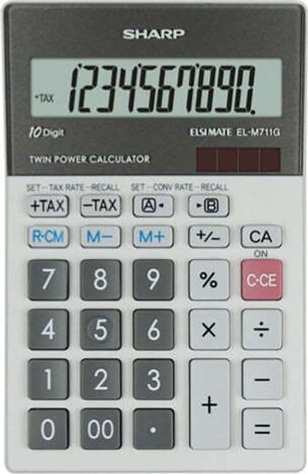 Sharp - calcolatrice - da tavolo ELM711ggy 10cifre Cancelleria e prodotti per ufficio/Elettronica per ufficio/Calcolatrici/Grafiche Eurocartuccia - Pavullo, Commerciovirtuoso.it