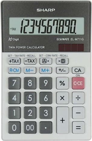 Sharp - calcolatrice - da tavolo ELM711ggy 10cifre Cancelleria e prodotti per ufficio/Elettronica per ufficio/Calcolatrici/Grafiche Eurocartuccia - Pavullo, Commerciovirtuoso.it