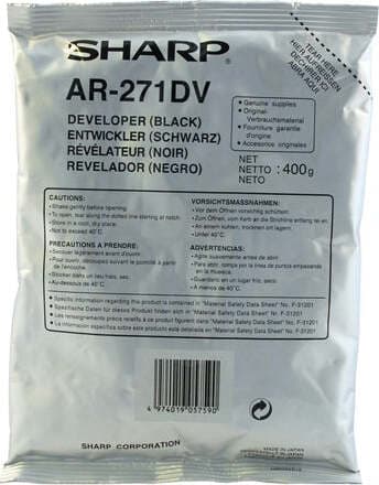 Sharp - Developer - Nero - AR271DV - 50.000 pag Elettronica/Informatica/Stampanti e accessori/Accessori per stampanti a inchiostro e laser/Cartucce d'inchiostro Eurocartuccia - Pavullo, Commerciovirtuoso.it