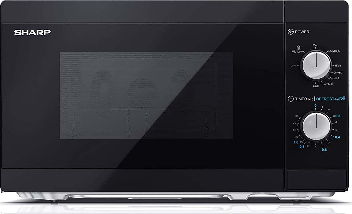 SHARP-YC-MG01E-B-forno-a-microonde-20-litri-Nero