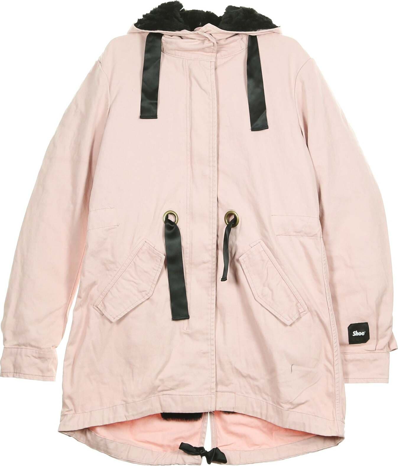 SHOESHINE-Giaccone-Lungo-Donna-Parka-Pink-da-donna