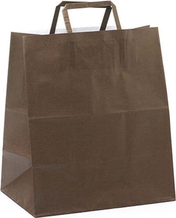Shopper Flat Large - carta kraft - 28 x 17 x 32 cm - avana - Mainetti Bags - scatola 250 pezzi Commercio Industria e Scienza/Forniture per imballaggio e spedizione/Scatole buste e tubi per spedizione/Buste per spedizione/Buste commerciali Eurocartuccia - Pavullo, Commerciovirtuoso.it