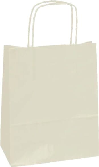 Shopper in carta - maniglie cordino - 26 x 11 x 34 5cm - avorio - conf. 25 sacchetti Casa e cucina/Hobby creativi/Articoli per confezioni regalo/Sacchetti da regalo Eurocartuccia - Pavullo, Commerciovirtuoso.it