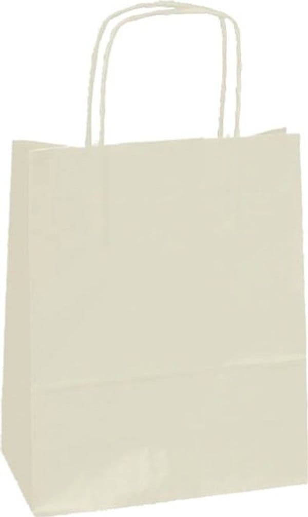 Shopper in carta - maniglie cordino - 36 x 12 x 41cm - avorio - conf. 25 sacchetti Casa e cucina/Hobby creativi/Articoli per confezioni regalo/Sacchetti da regalo Eurocartuccia - Pavullo, Commerciovirtuoso.it