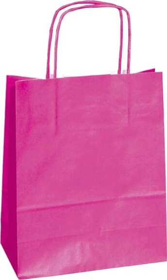 Shopper in carta - maniglie cordino - magenta - 18 x 8 x 24cm - conf. 25 shoppers Casa e cucina/Hobby creativi/Articoli per confezioni regalo/Sacchetti da regalo Eurocartuccia - Pavullo, Commerciovirtuoso.it
