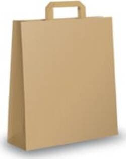 Shopper in carta - maniglie piattina - 36 x 12 x 41cm - avana - conf. 25 sacchetti Commercio Industria e Scienza/Forniture per imballaggio e spedizione/Scatole buste e tubi per spedizione/Buste per spedizione/Buste commerciali Eurocartuccia - Pavullo, Commerciovirtuoso.it