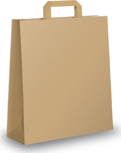 Shopper in carta - maniglie piattina - 36 x 12 x 41cm - avana - conf. 250 sacchetti Commercio Industria e Scienza/Forniture per imballaggio e spedizione/Scatole buste e tubi per spedizione/Buste per spedizione/Buste commerciali Eurocartuccia - Pavullo, Commerciovirtuoso.it