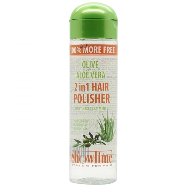 SHOW TIME OLIVE ALOEVERA 2-IN-1 HAIR POLISHER 250ML PER CAPELLI in Oli per capelli Agbon - Martinsicuro, commercioVirtuoso.it