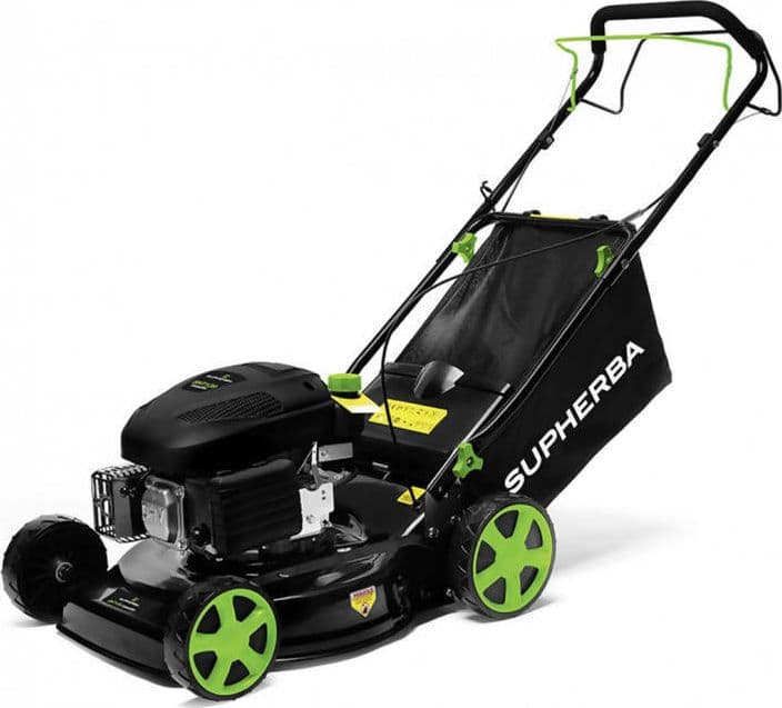 Sht139 - Rasaerba Semovente A Scoppio Con Larghezza Taglio 46cm Regolabile 8 Altezze Con Sacco 50lt 4t 139cc 2,5 Kw - Supherba in Tagliaerba con lama rotante Fermarket Ferramenta Fai da te - Fabriano, commercioVirtuoso.it
