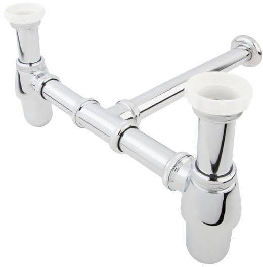 Sifone A Bottiglia Per Lavabo Doppio Scarico Serie Twin Senza Piletta Made In Italy Arca Concept in Trappole Arca Concept - Brescia, commercioVirtuoso.it