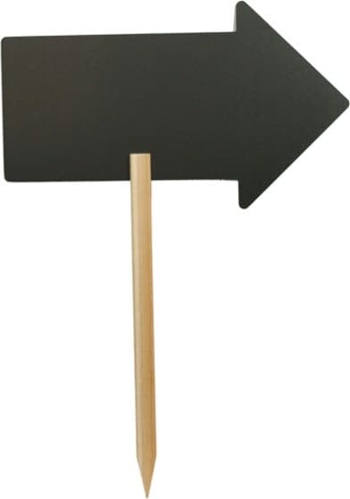Silhouette Board Sticks - forma freccia - 67x49 2 cm - nero - Securit Cancelleria e prodotti per ufficio/Archivio ufficio e accessori per scrivania/Lavagne e bacheche/Lavagne Eurocartuccia - Pavullo, Commerciovirtuoso.it