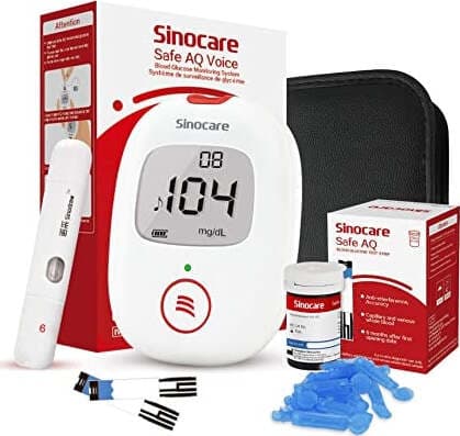Sinocare Safe Aq Misuratore Di Glicemia Dispositivo Pungidito Indolore per Misurazione Glicemia Con Promemoria Vocale E Avviso Luminoso Salute e cura della persona/Prodotti e apparecchiature mediche/Apparecchi diagnostici e di monitoraggio/Misuratori di glucosio nel sangue BBuy - Battipaglia, Commerciovirtuoso.it