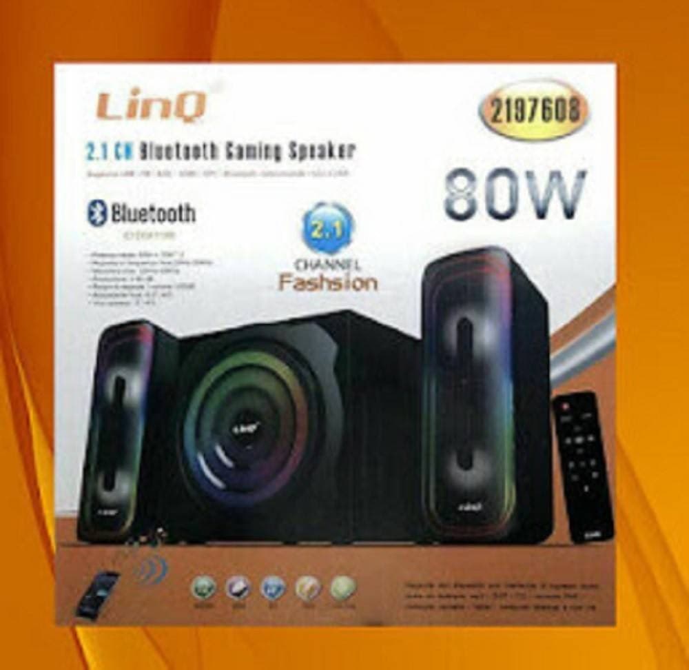 Sistema Altoparlanti Casse 2.1ch Bluetooth Gaming Speaker 80w Telecomando 2197608 Elettronica/Audio e video portatile/Accessori/Casse portatili e Docking Station con altoparlanti/Casse portatili Bluetooth Trade Shop italia - Napoli, Commerciovirtuoso.it